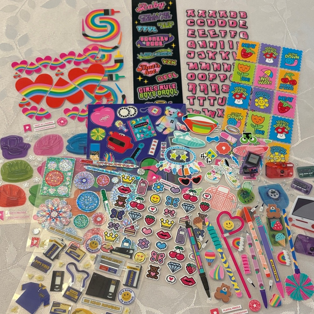 NEW LISTING Retro Sticker Collection